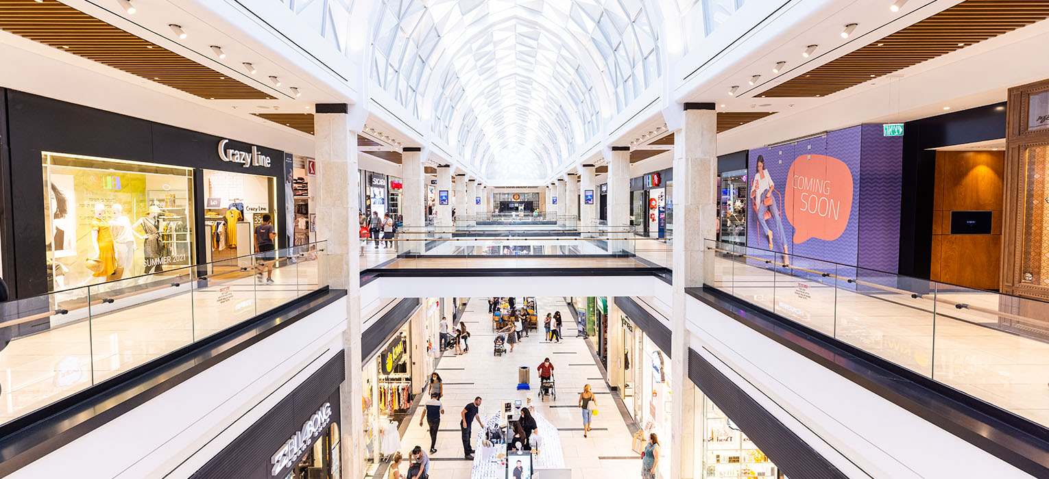 inside azrieli holon mall 2